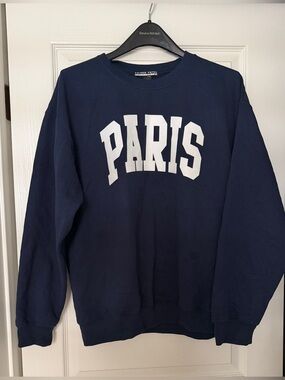 Prince Peter Collection Paris Navy Crewneck Sweatshirt L